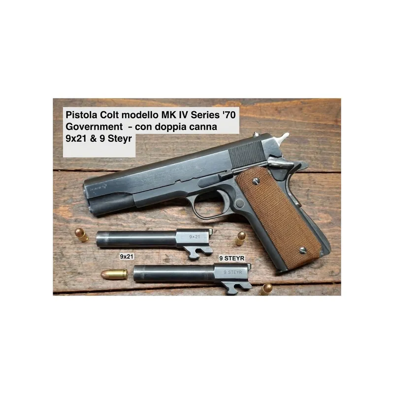 Colt MK IV Series ‘70 Government - 9x21 + 9 Steyr