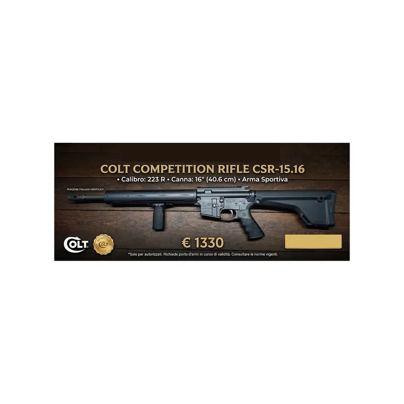 Colt Competition Rifle CSR-15.16 - Calibro 223 R - canna da 16 "