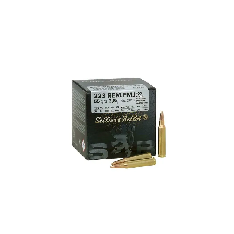 SELLIER & BELLOT 223 R FMJ da 55 gr