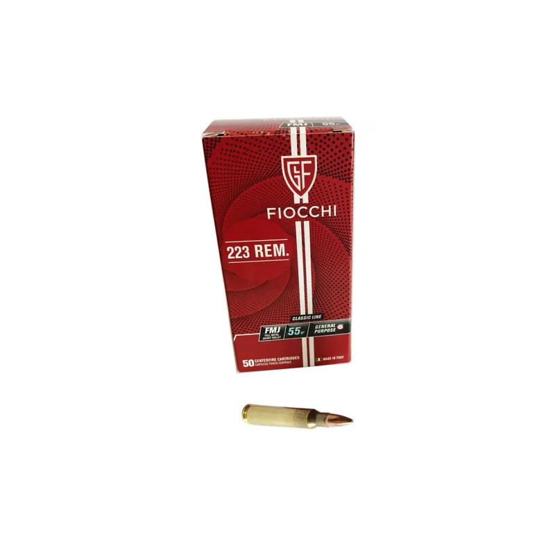 Fiocchi 223 FMJ da 55 gr