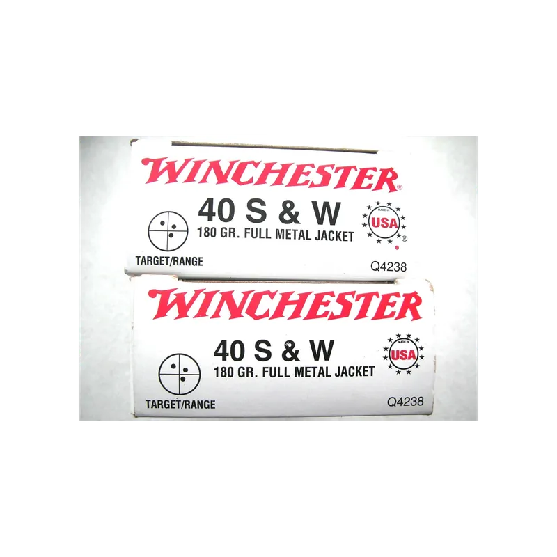 WINCHESTER 40SW 180 gr FMJ