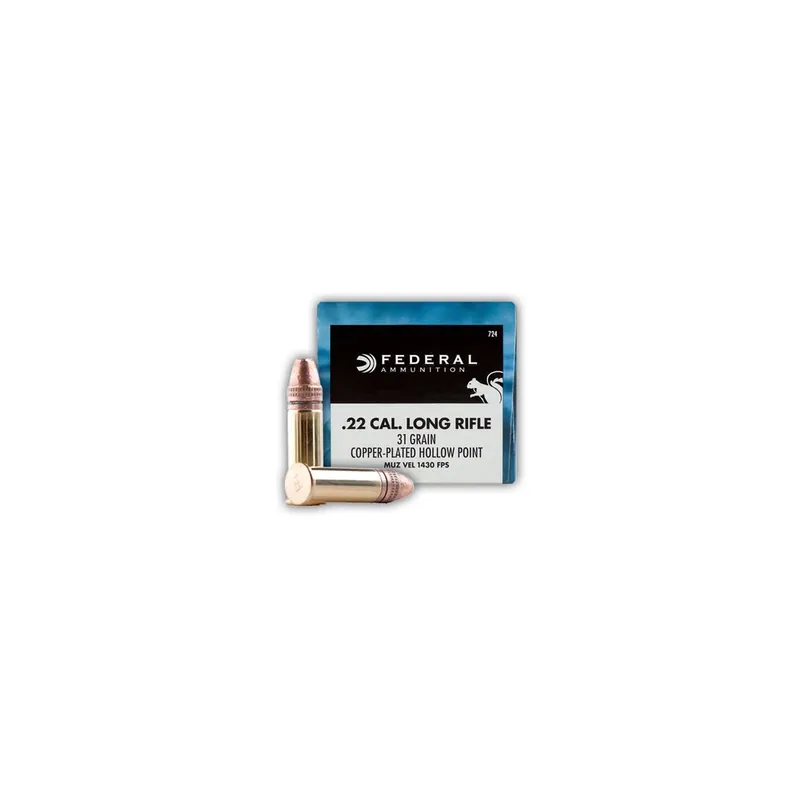 FEDERAL MUNIZIONI CAL 22LR Hollow POINT 31 gr RAMATA