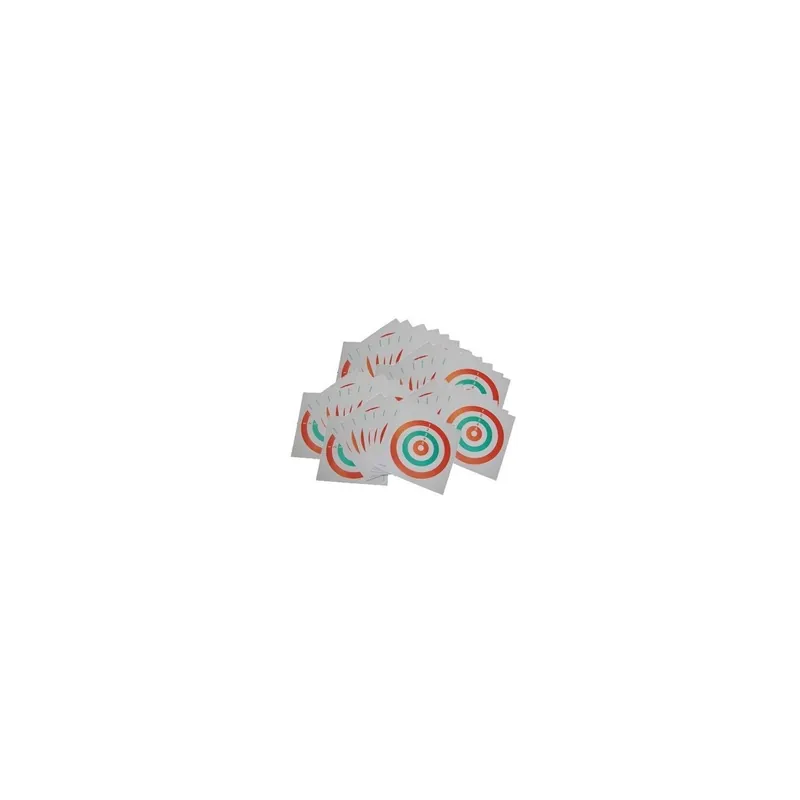 Bersagli 14x14 Tricolore 100 Pezzi