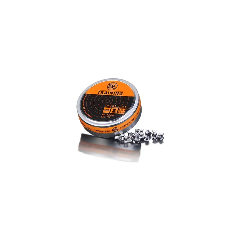 RWS TRAINING CAL. 4.5 - PESO 0.53 GRAMMI - 500 PZ