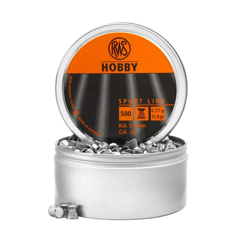 RWS DIABOLO HOBBY 5.5 mm 0.77g/11.88gr (500pz)