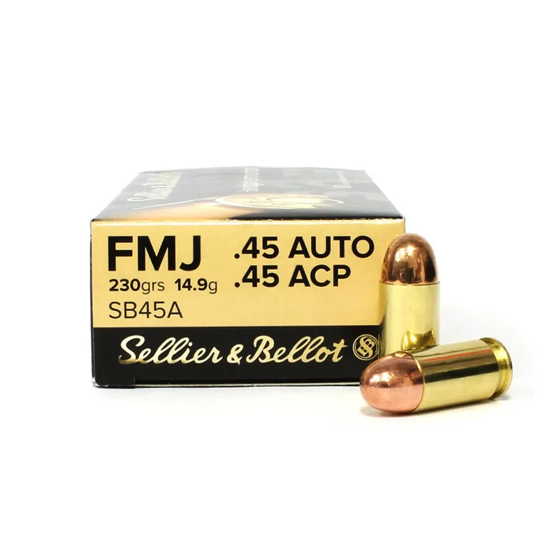 SELLIER & BELLOT 45 ACP 230 gr FMJ
