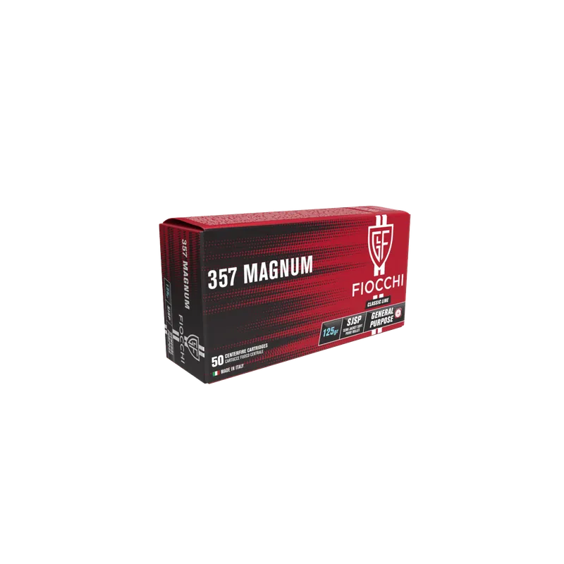 Fiocchi 357 Mag 125 gr SJSP