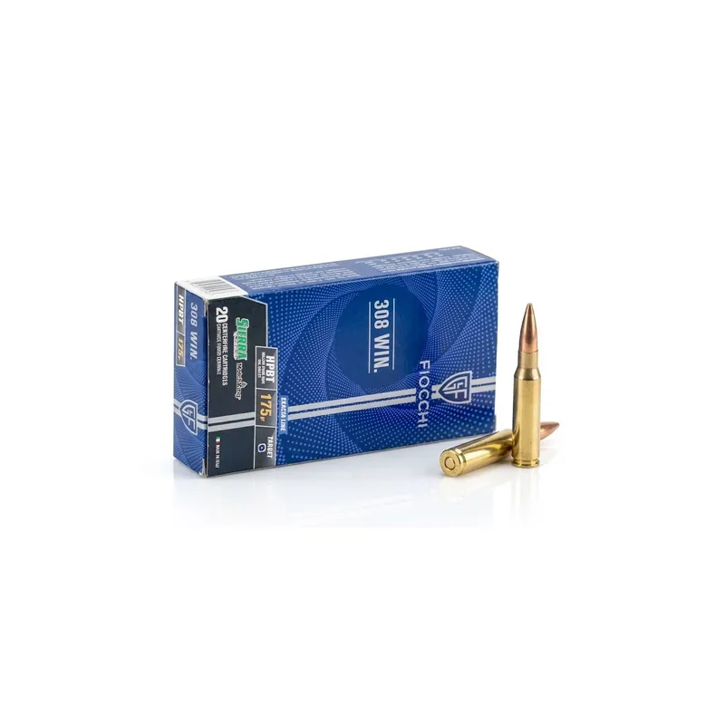 Fiocchi 308 Win EXACTA LINE / PALLA Sierra M. King DA 175 grs HPBT