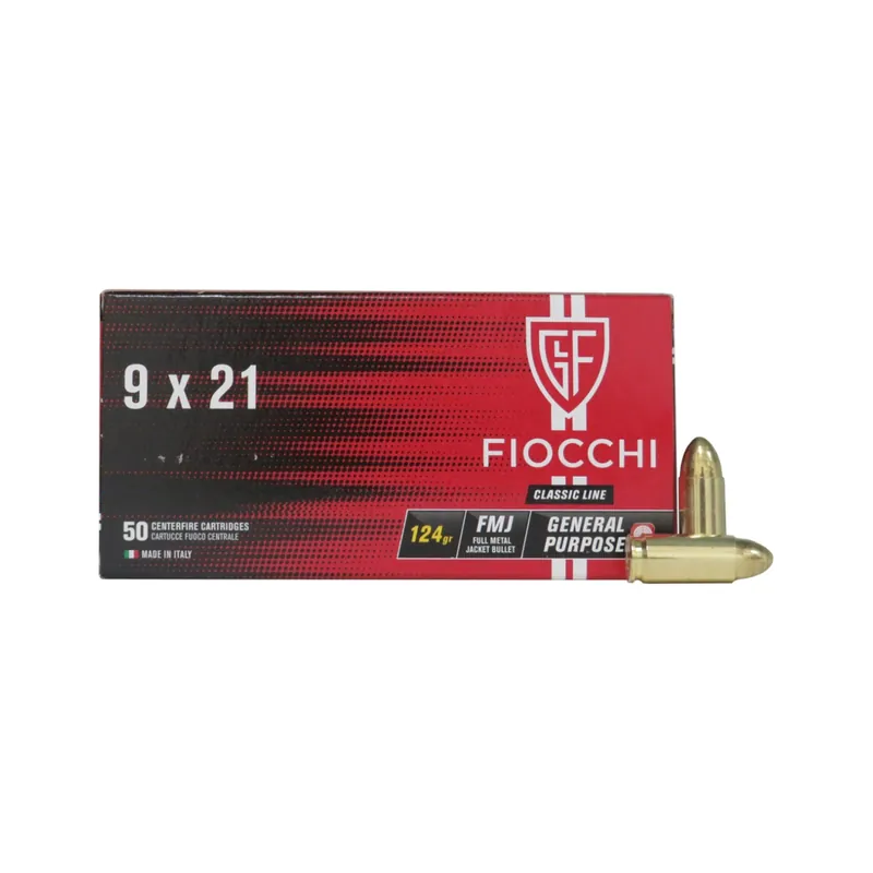 Fiocchi 9x21 FMJ 124 gr