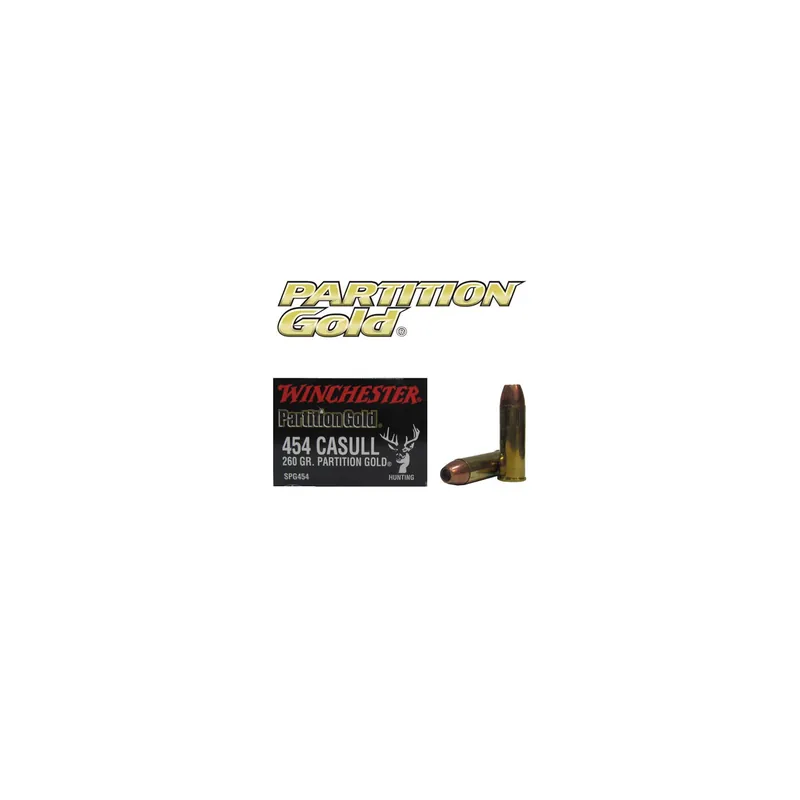 WINCHESTER 454 CASULL 260gr PARTITION GOLD