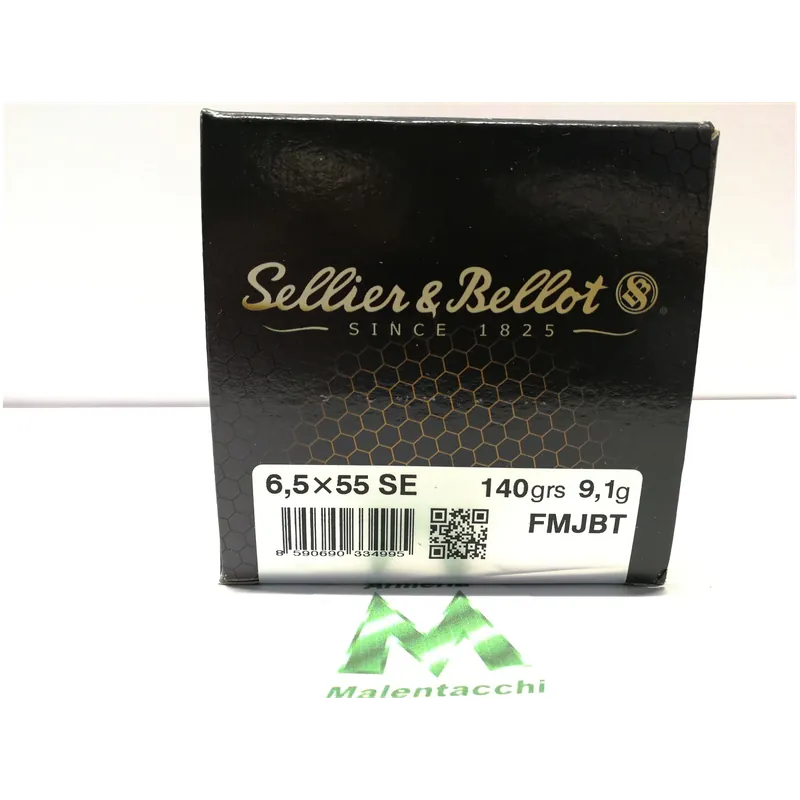 SELLIER & BELLOT Cal. 6,5x55 SE / 140 grs FMJBT