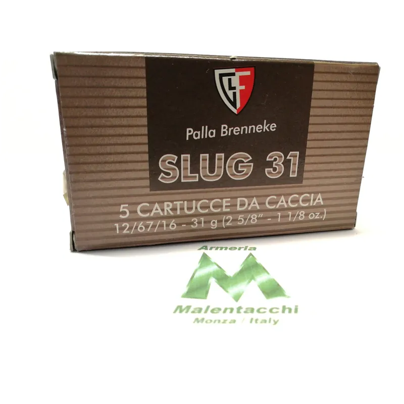 FIOCCHI CAL.12 PALLA BRENNEKE 31 GR