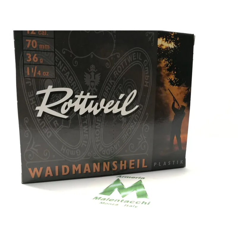 Rottweil Plastik n° 6 Cal. 12/70 da 36 gr