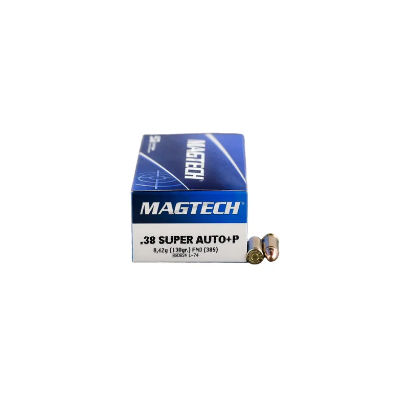 MAGTECH CAL 38 SUPER AUTO + P 130 GR FMJ