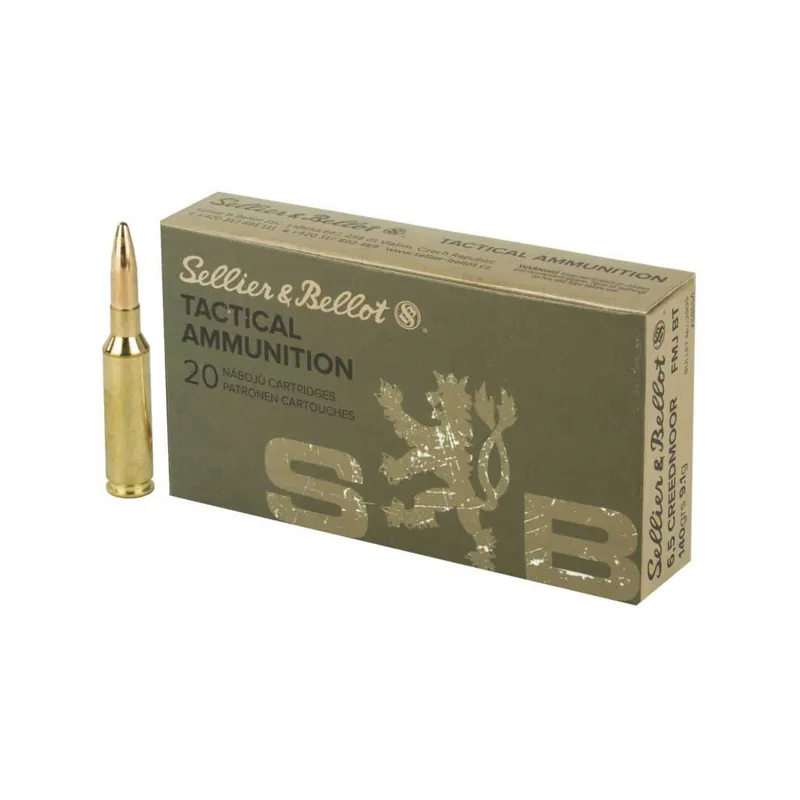 Sellier & Bellot 6.5 Creedmoor 140 gr FMJ BT