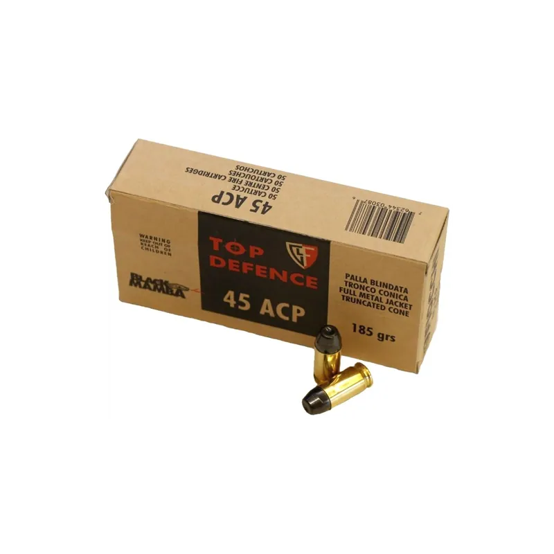Fiocchi Black Mamba 45 ACP 185 gr FMJ