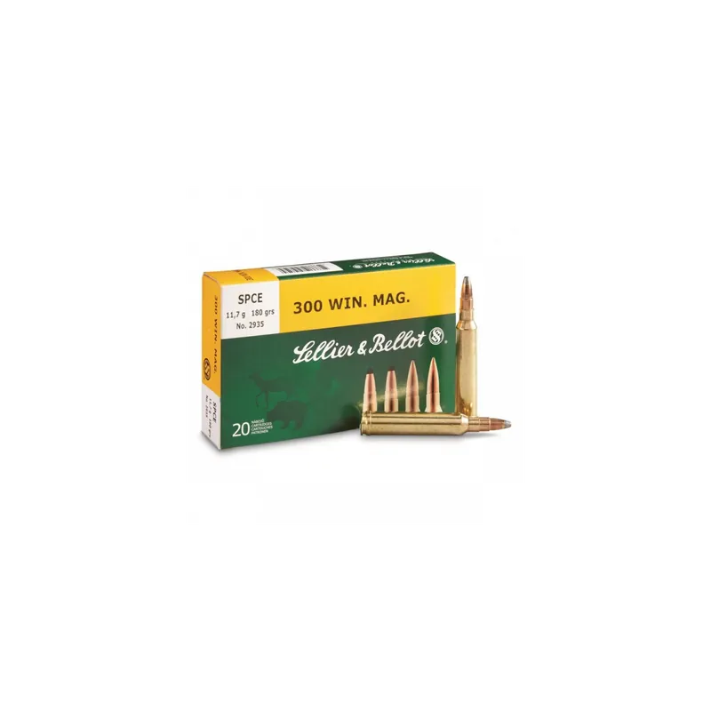 Sellier & Bellot 300 Win. Mag. 180 grs SPCE