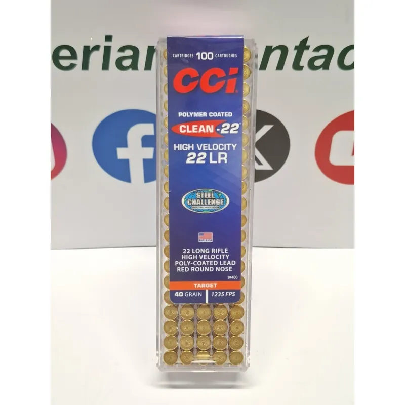 CCI 22LR TARGET HV 40GR LRN RED CLEAN