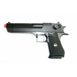 Pistola Desert Eagle scarrellante a gas nera HFC (HG 195B)