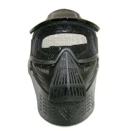 Maschera rete Mnera con visiera Nera