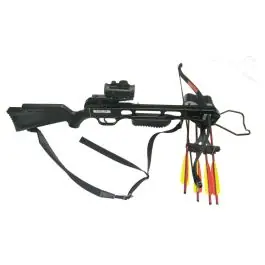 Balestra sportiva Jaguar 175 libbre kit con red dot nera