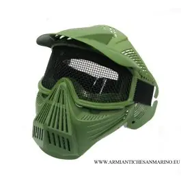 Maschera per soft grande rete Verde