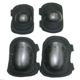 Set Ginocchiere Gomitiere Nero Royal