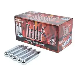 50 Bombolette CO2 12gr DIABLO