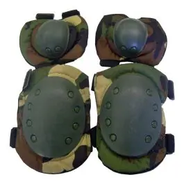 Set Ginocchiere Gomitiere Woodland Royal