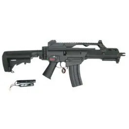 Fucile elettrico G36C M4 Mac calcio cqb nero Jing Gong (608-6)