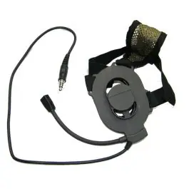 Cuffia tattica per radio con microfono