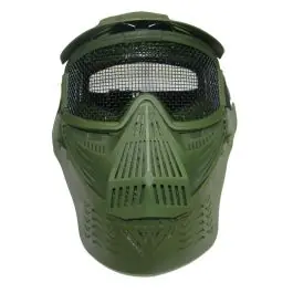 Maschera rete maxi Verde con visiera