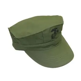 Cappello semplice con visiera (Marine) Verde
