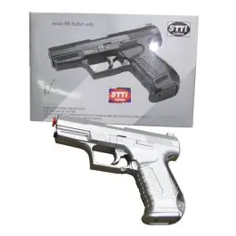 Pistola a molla CP99 in abs e metallo Silver