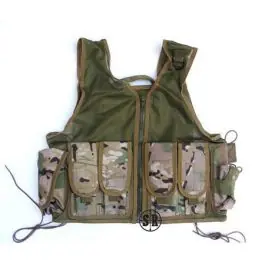 Gilet tattico 8 tasche per soft air 8 MULTICAM