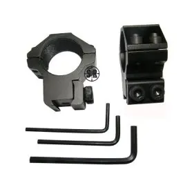Attacchi stretti (12mm) medi per ottiche con tubo da 25mm Utg