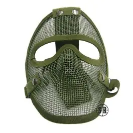 Protezione facciale in rete metallica Verde