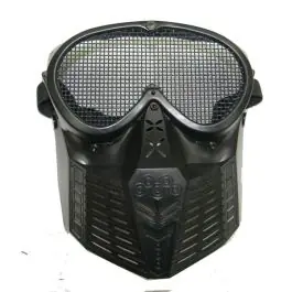 Maschera di protezione facciale a rete (nera)