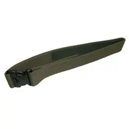 Cinturone con chiusura clip e sicura Verde