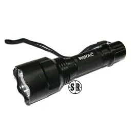 Torcia a Led 200 lumens 3 funzioni lente 40 mm