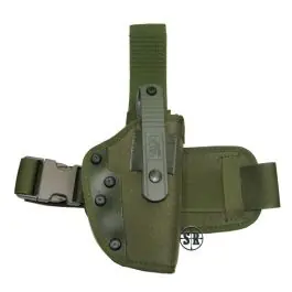 Fondina cosciale in cordura verde Vega Holster (PA260V)