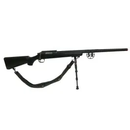 Carabina WELL a molla fireball Nera con bipiede MB03BB