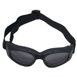Occhiale di protezione Tattico Nero con Fascia elastica