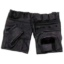 Guanto tattico per soft air in pelle senza dita Mfh