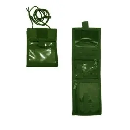 Porta documenti VERDE mfh