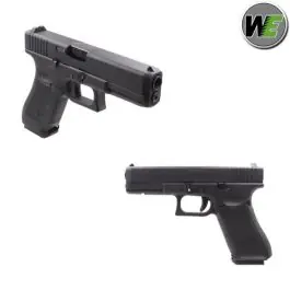 Pistola Glock 17 5° generazione scarrellante a gas nera WE (W057B)