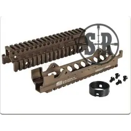 Slitta weaver Daniel defense( con licenza) omegax rail 7"" tan