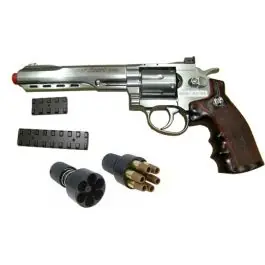 Revolver a co2 6"" Full Metal Silver WG (C 702S)