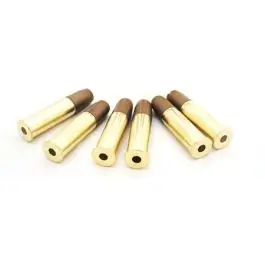 6 bossoli in metallo per revolver 701/702/703/708 Wg