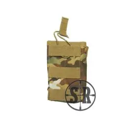 Porta due caricatori con elastico Multicam